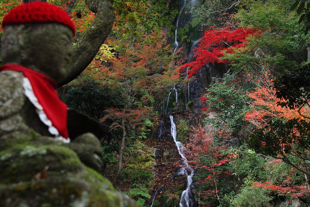三滝寺の滝