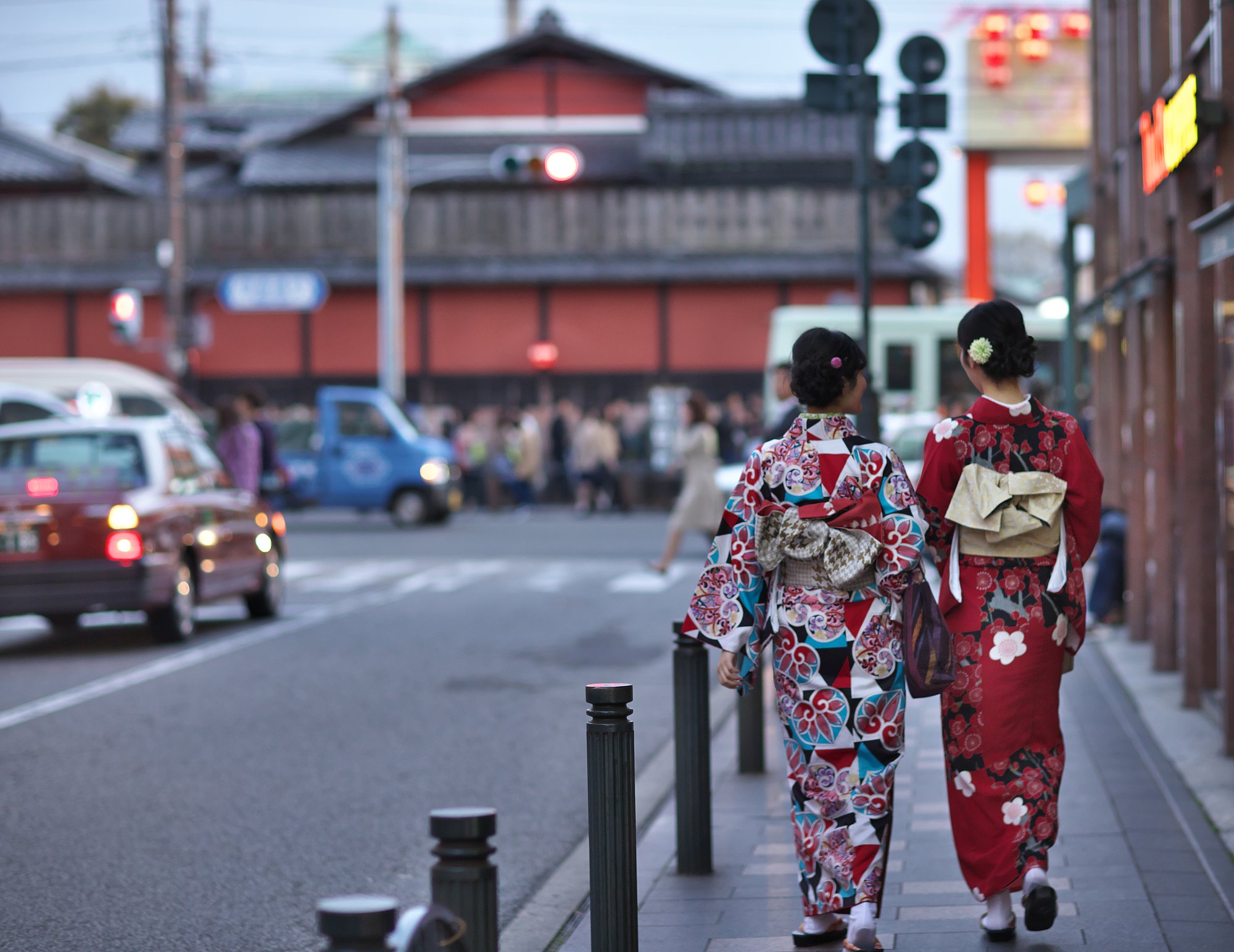 きものが似合う街