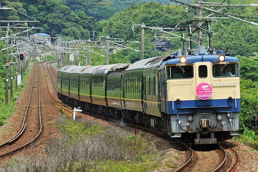 特別なトワイライト　みちしおカーブにて