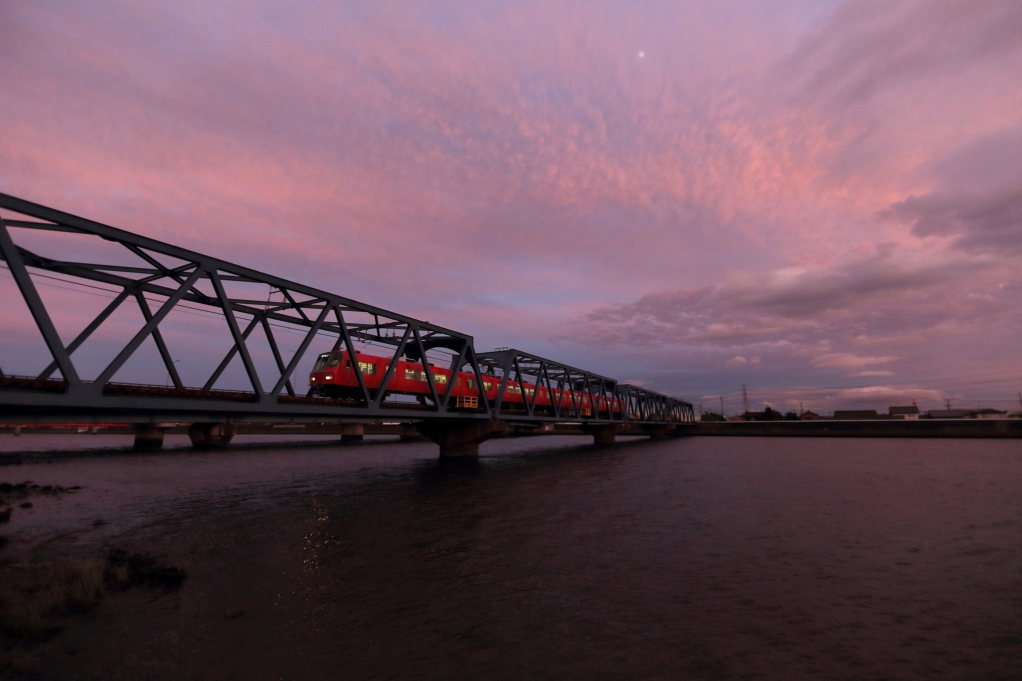 夕映えの名古屋鉄道・常滑線