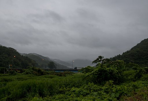 梅雨の大雨降りに!