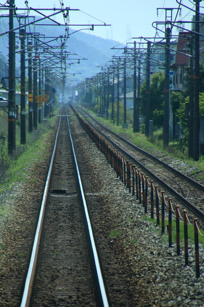 鉄路の陽炎