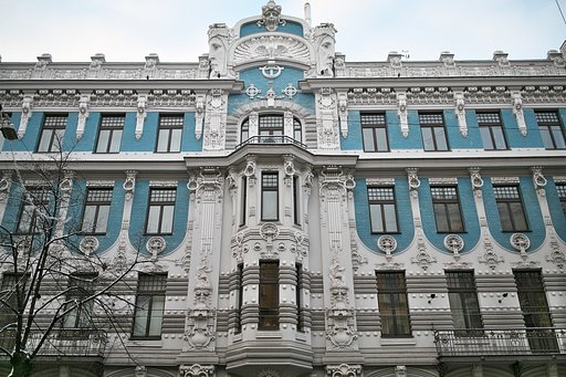 アールヌーボーの建築群