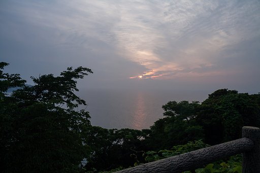 梅雨の夕焼け!