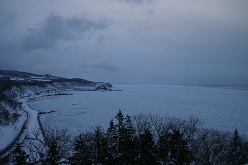 流氷接岸