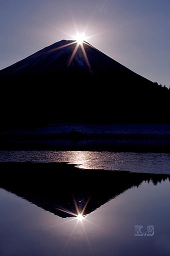 ダブルダイヤモンド富士