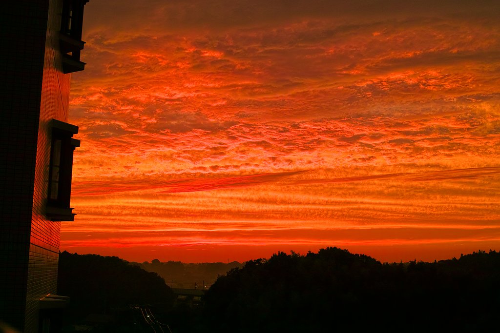 6月27日の夕焼け