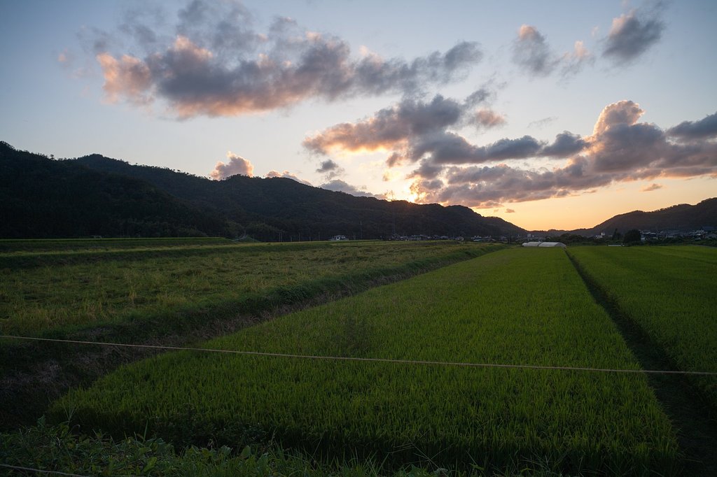 美しい夕焼け!