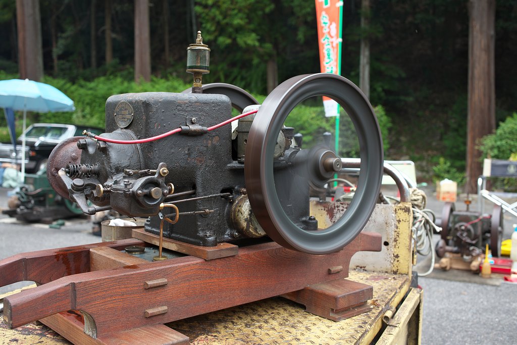 石油発動機運転会にて