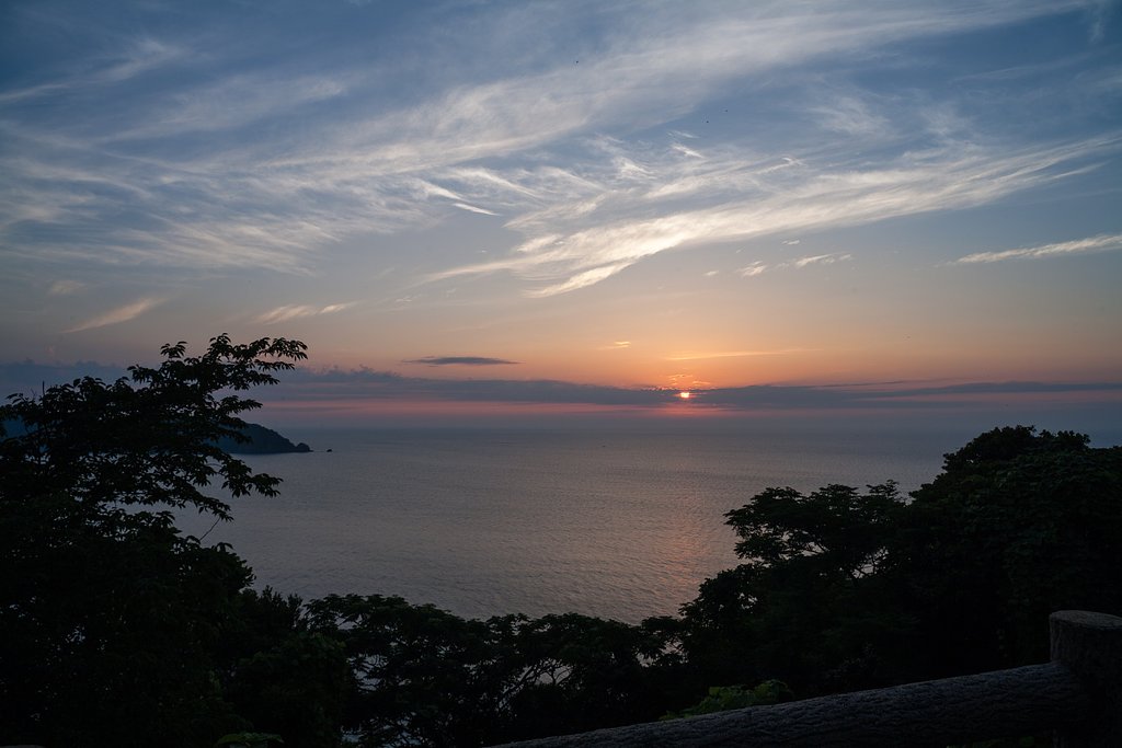 陸上岬の夕焼け2!