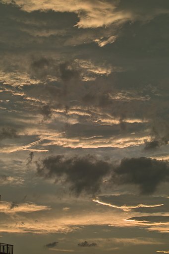 夕焼けの色は