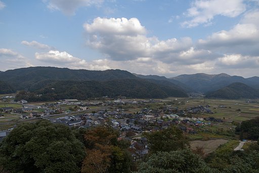 愛宕山山頂からの眺め。