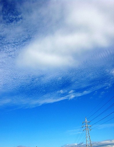 雨上がりの青空
