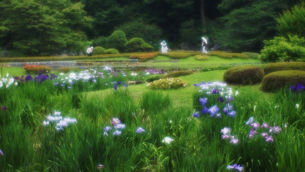 皇居東御苑で