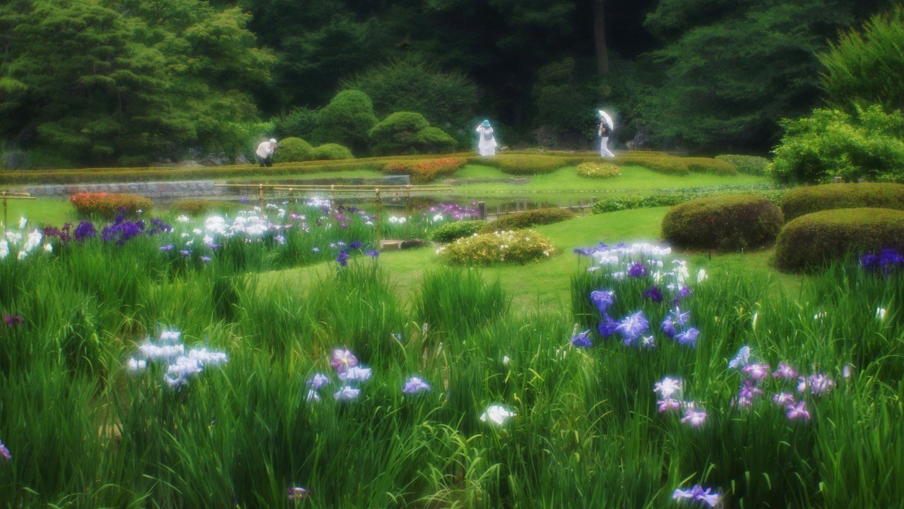 皇居東御苑で
