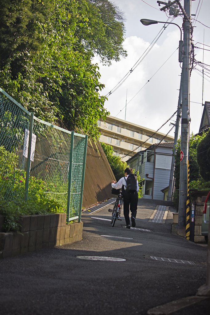 坂道通学路
