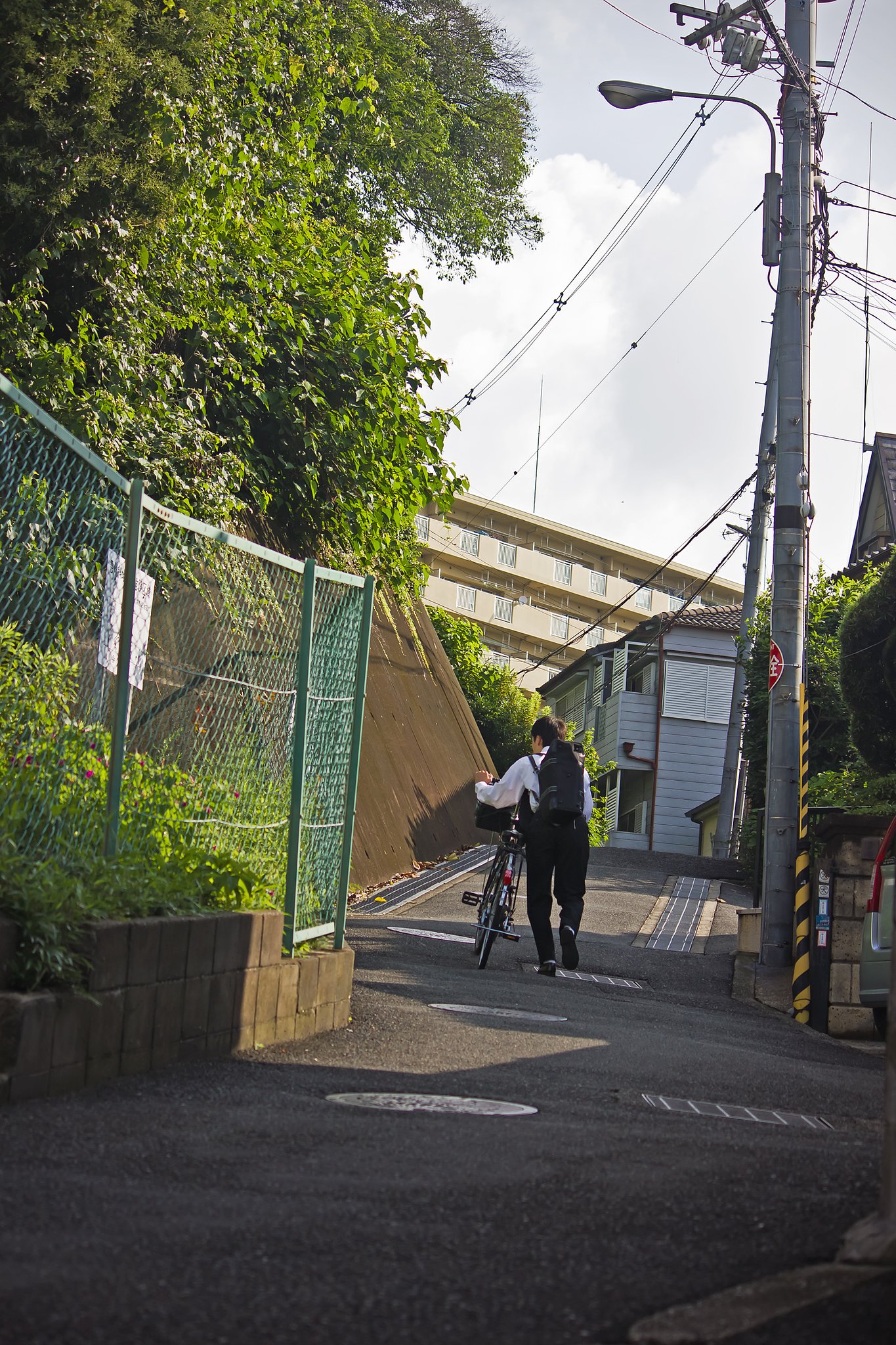 坂道通学路