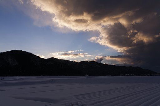 美しい夕焼けに！
