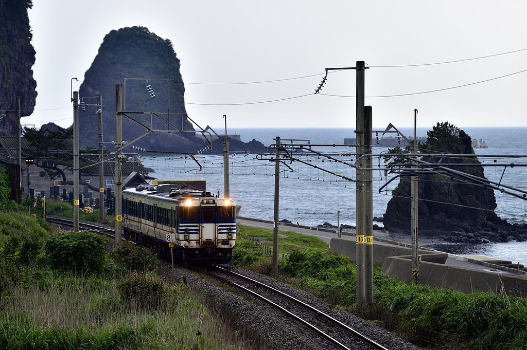海辺の電車　2