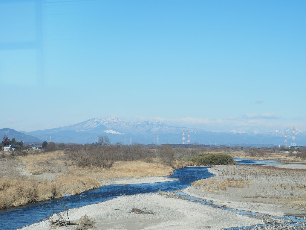 「氏家雛めぐり号」車窓