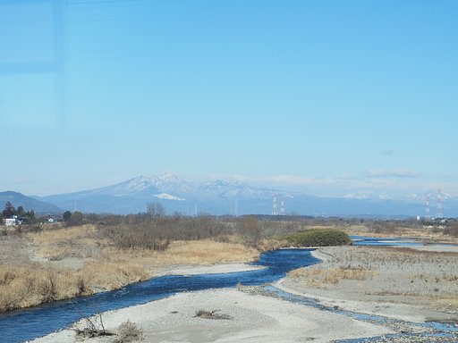 「氏家雛めぐり号」車窓