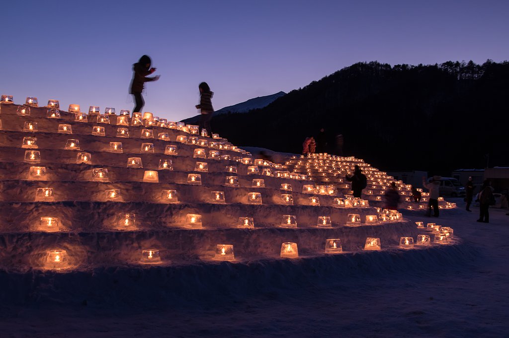 mountain of candles