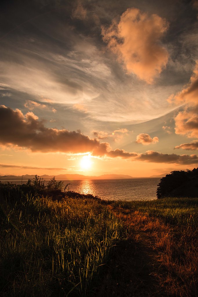 宍道湖の夕景（ライトルーム調整）