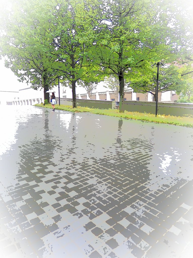 坂のある風景～横浜市美術館～