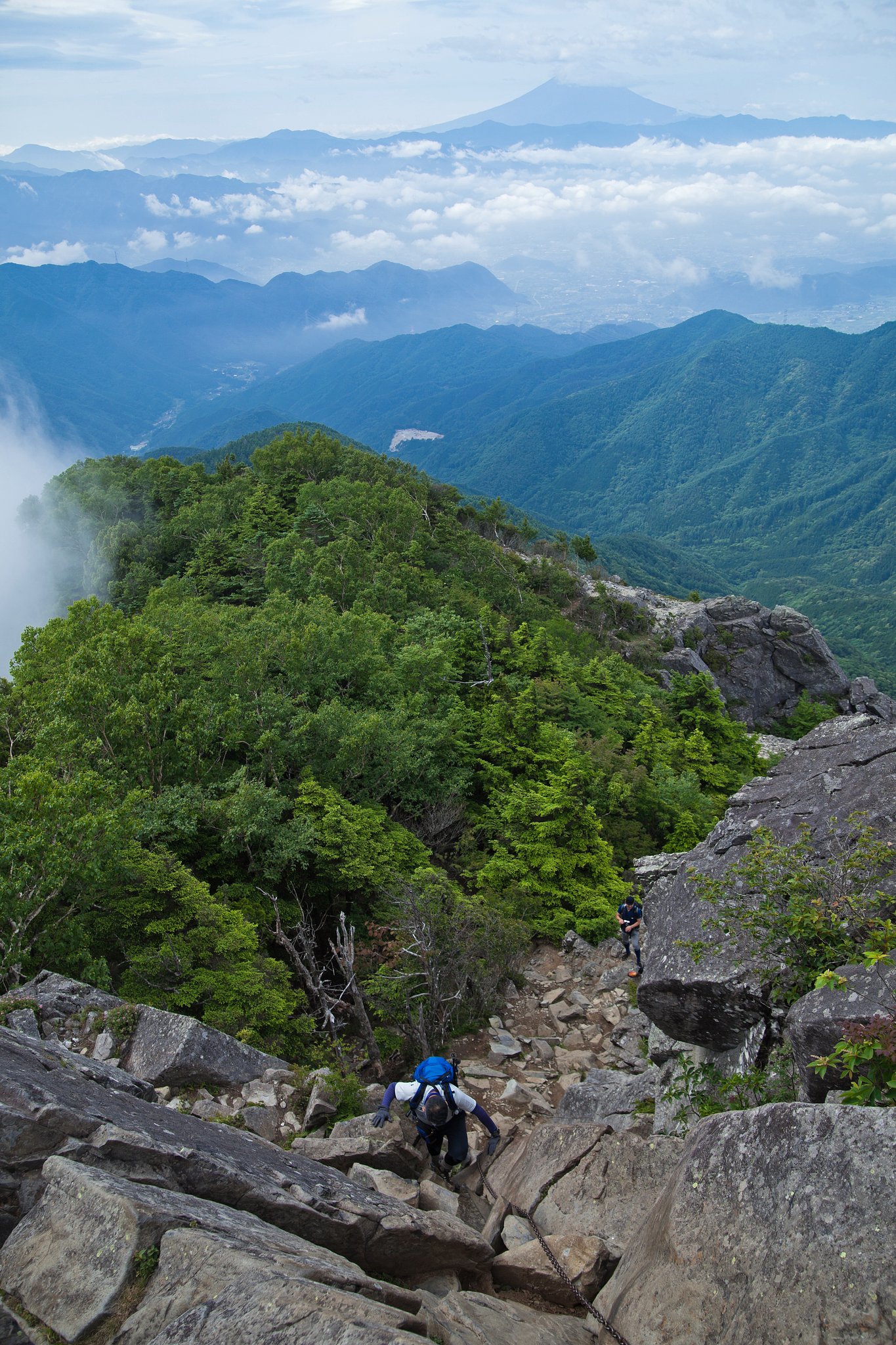 山頂直下