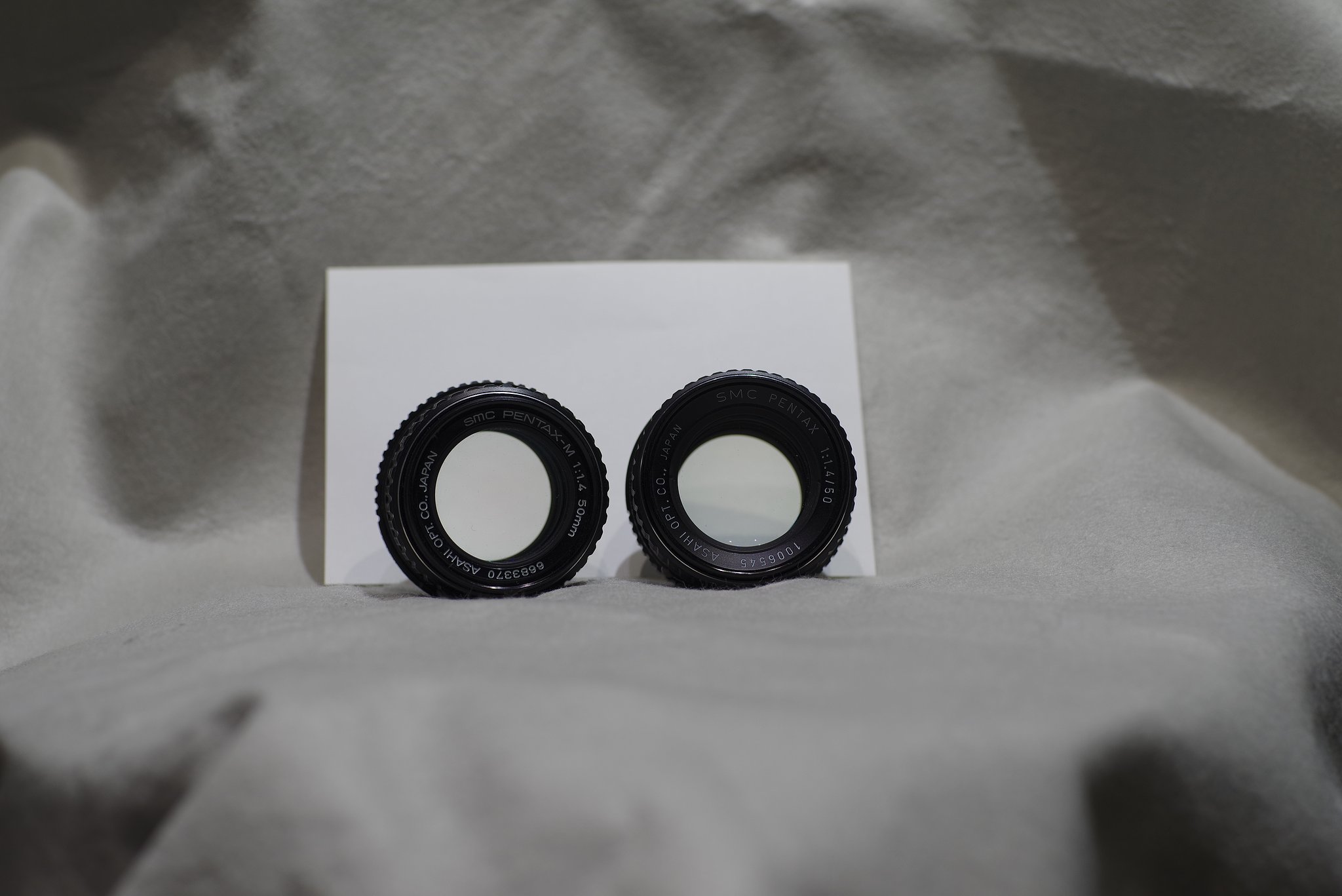 新旧のSMC PENTAX 1：1.4/50ミリ その後