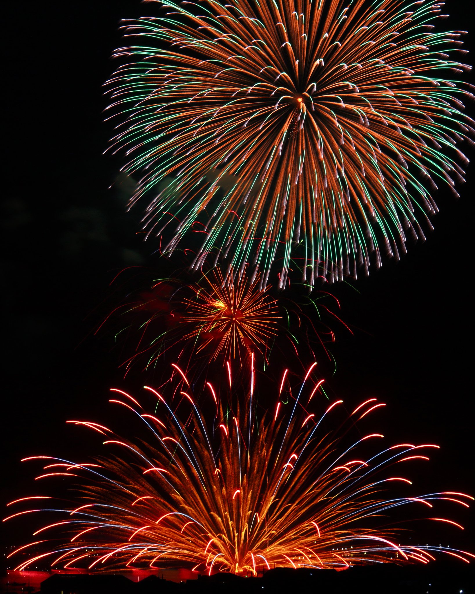 【MFP】宮島水中花火2016