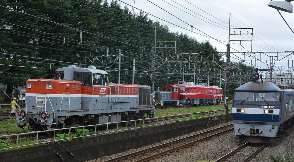 JR武蔵野線北府中駅　機関車