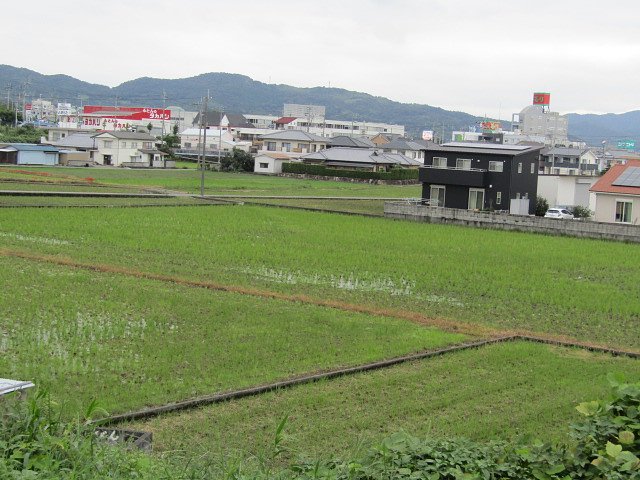 田畑のある風景です　大地主さん素晴らしいです