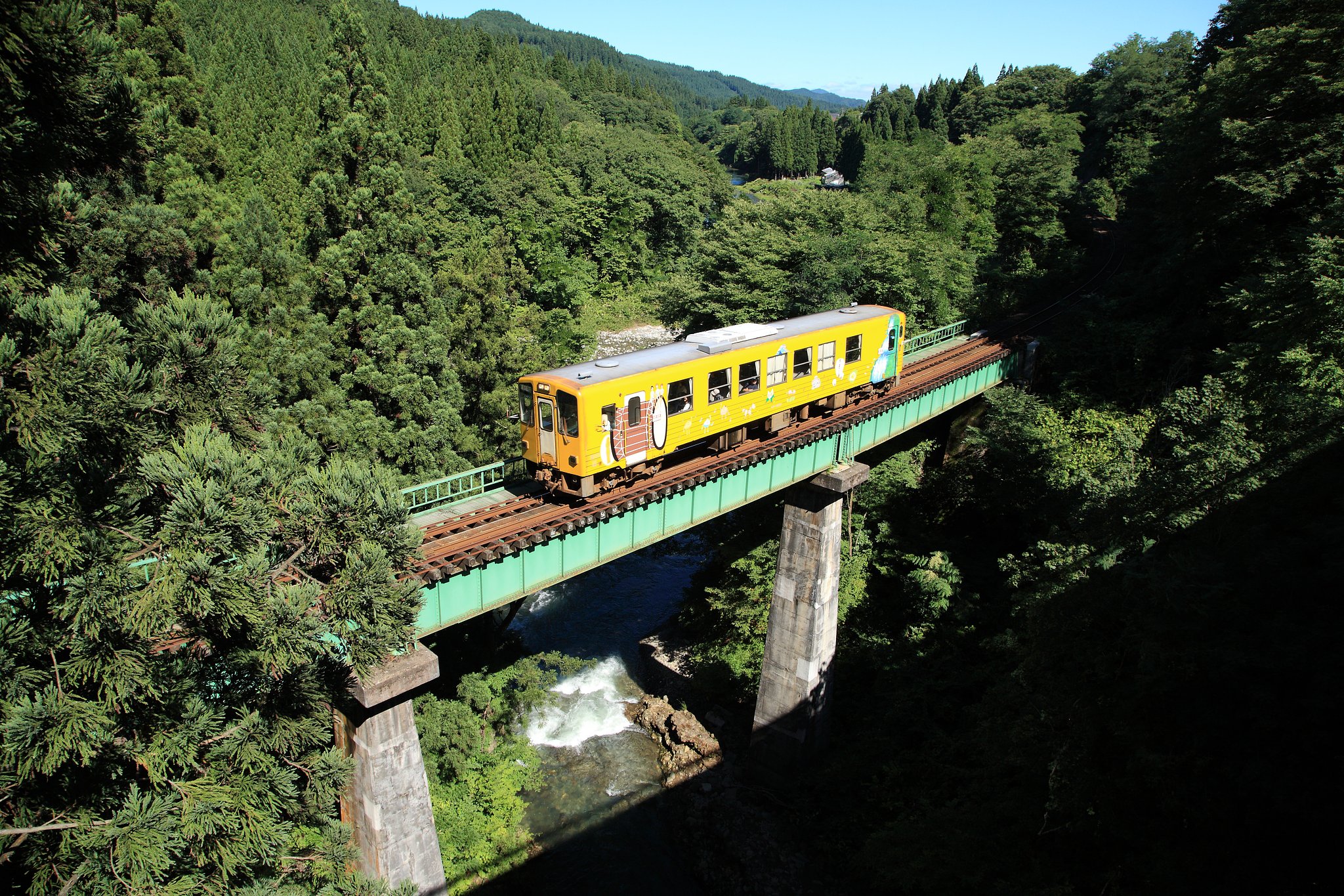 秋田内陸線阿仁晩夏