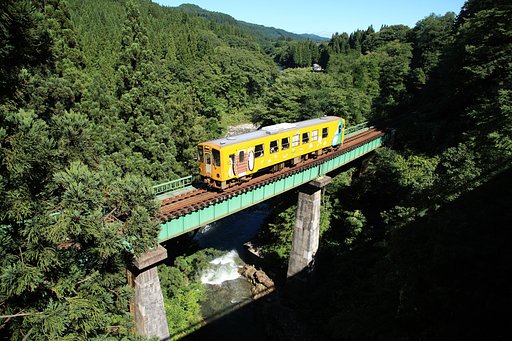 秋田内陸線阿仁晩夏