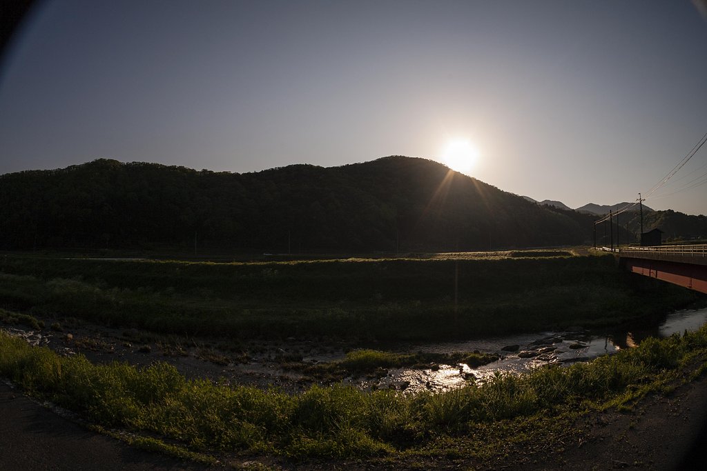 快晴の朝。
