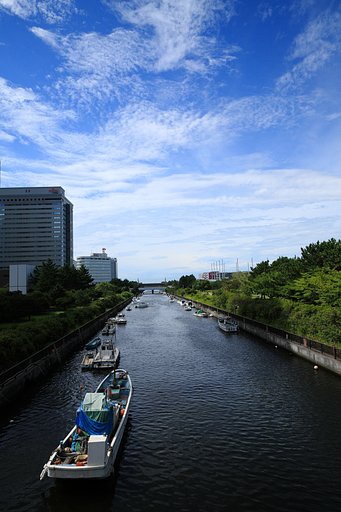 海浜幕張浜田川