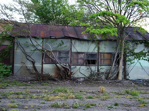 ここにも廃墟が