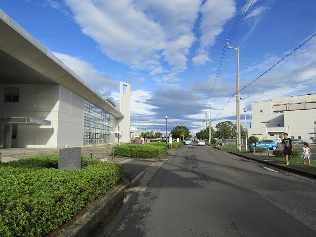 台風一過　💥　空模様　青空をご覧ください