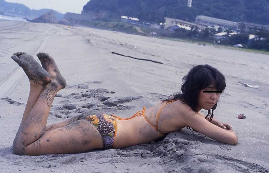 １９７０年頃　海辺の風景　アナログ撮影
