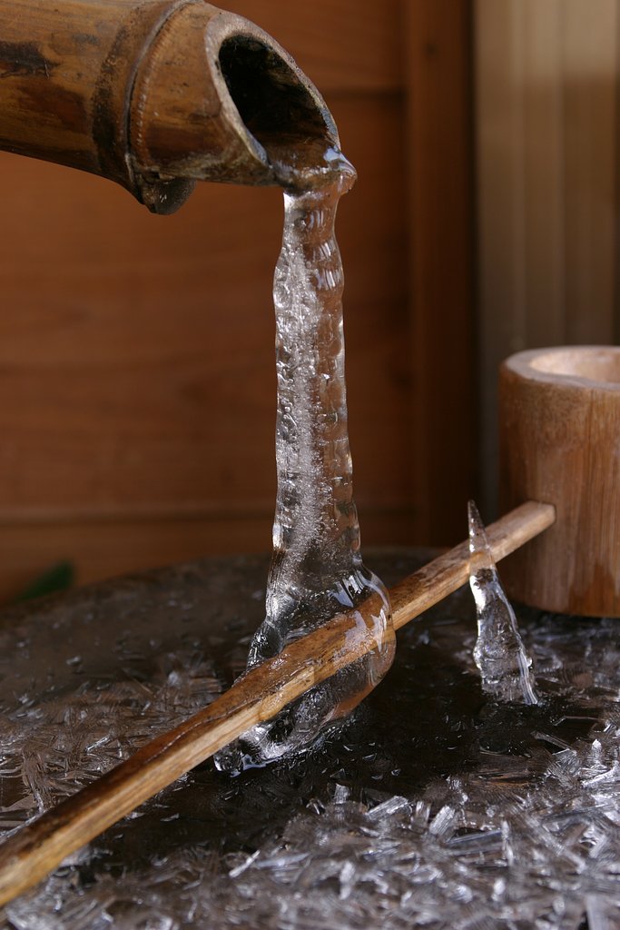 氷筍！？