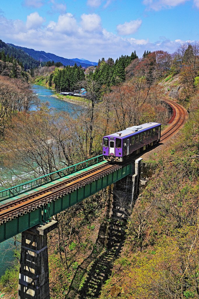 秋田内陸線阿仁秋模様