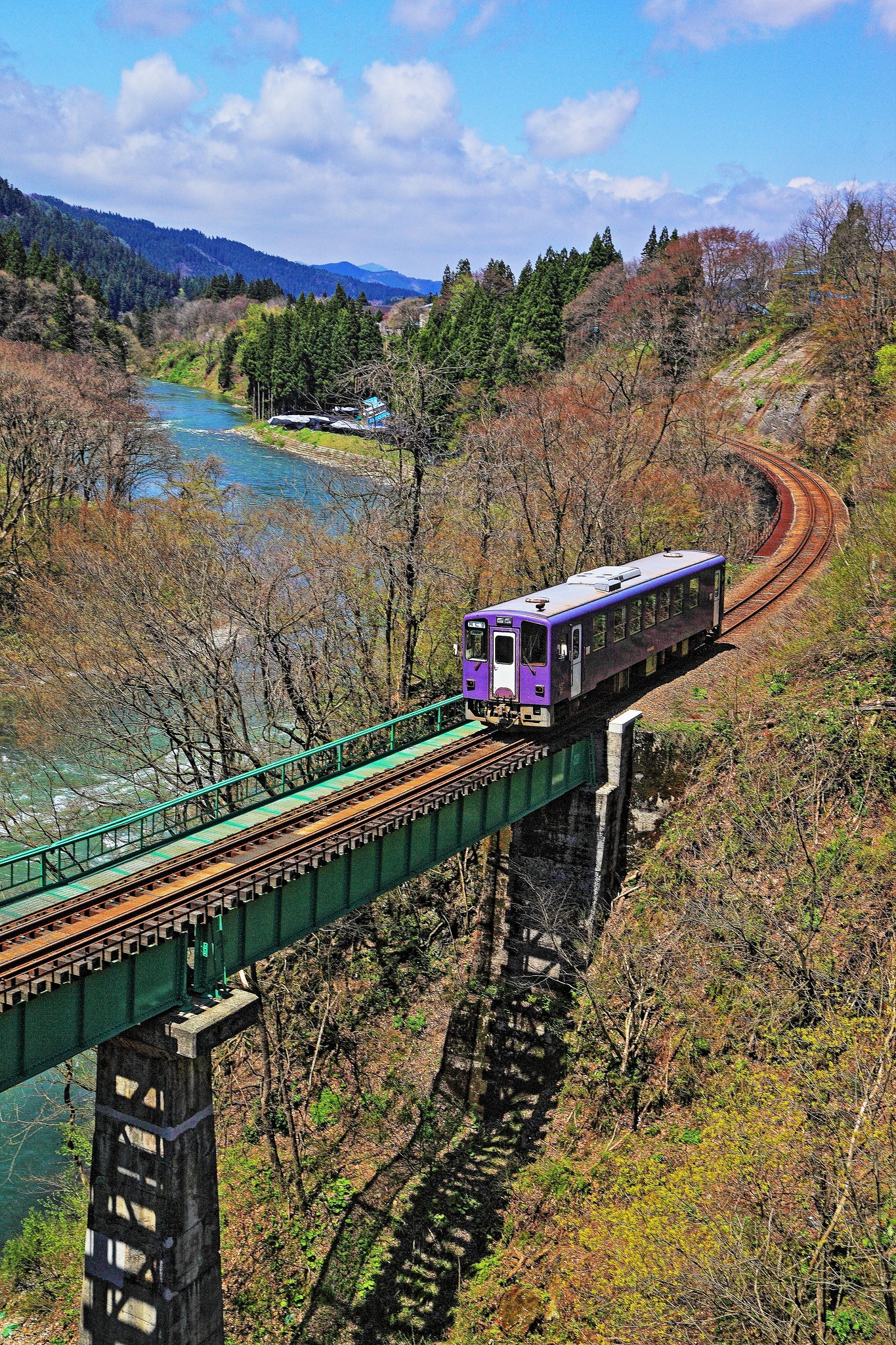 秋田内陸線阿仁秋模様