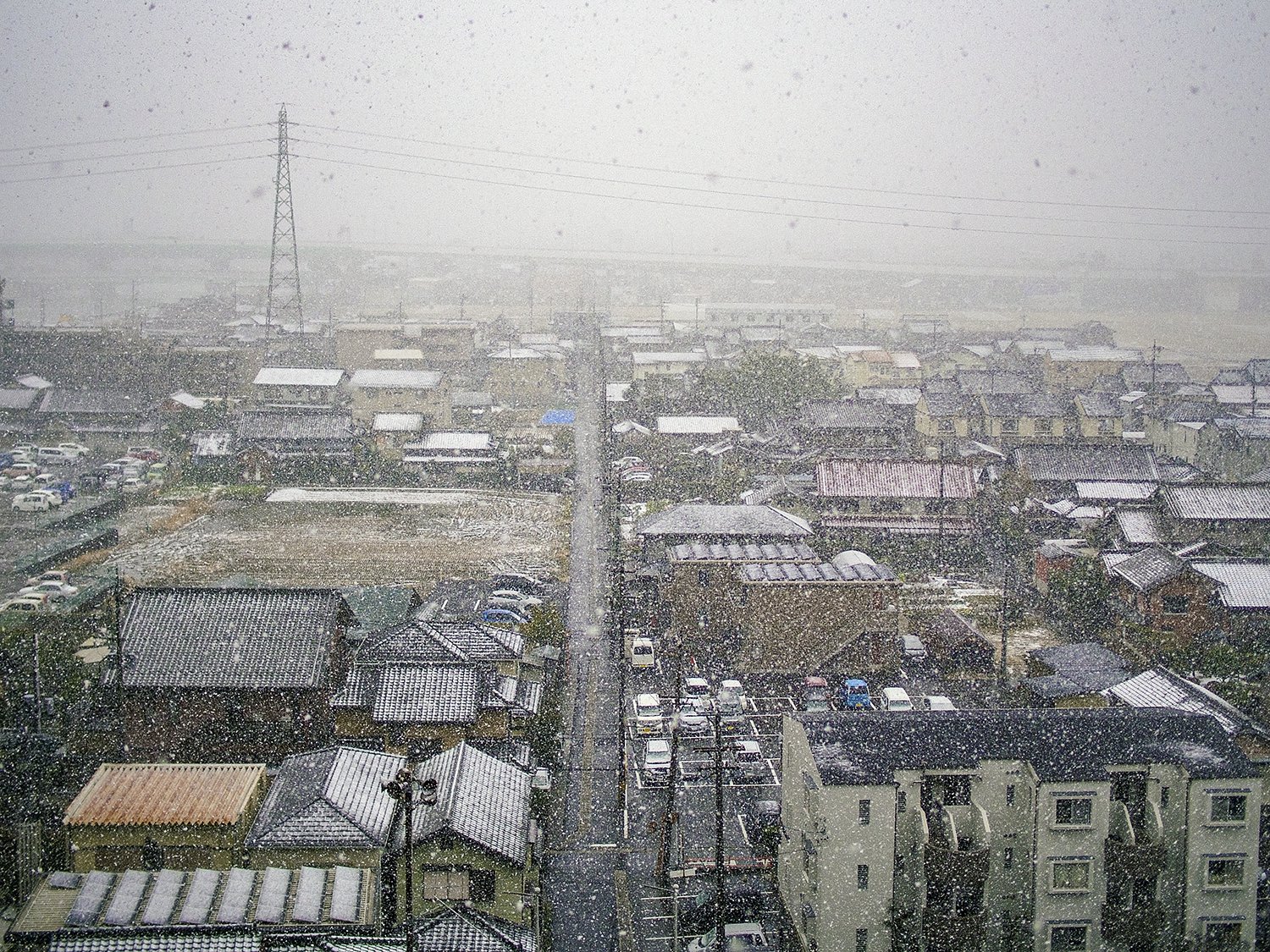 大雪警報中