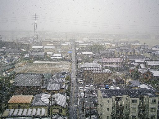 大雪警報中