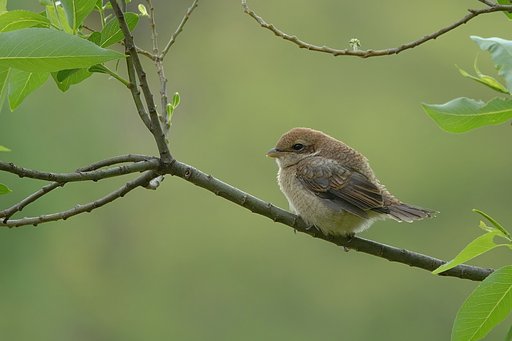 モズの幼鳥