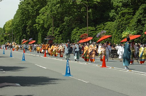 京都　葵祭です。