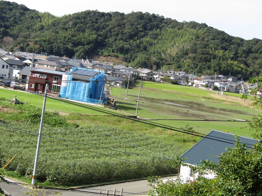 あと少しで大神子海岸の浜辺です