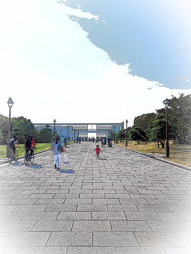 坂のある風景～葛西臨海公園～