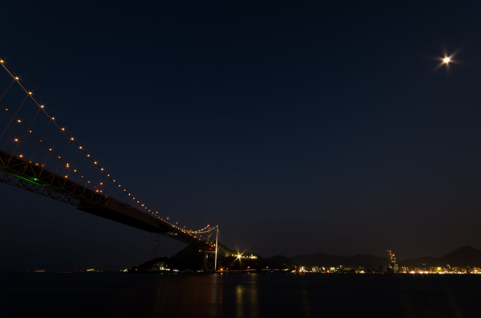 海峡の夜